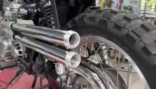 カワサキ マックイーン フルエキゾースト W650 W800 (KAE012