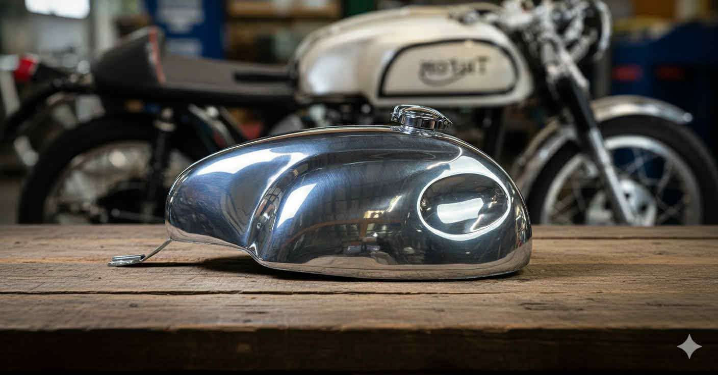 Fuel tank Aluminum Triton For Triumph Bonneville Air cool (TRG011)