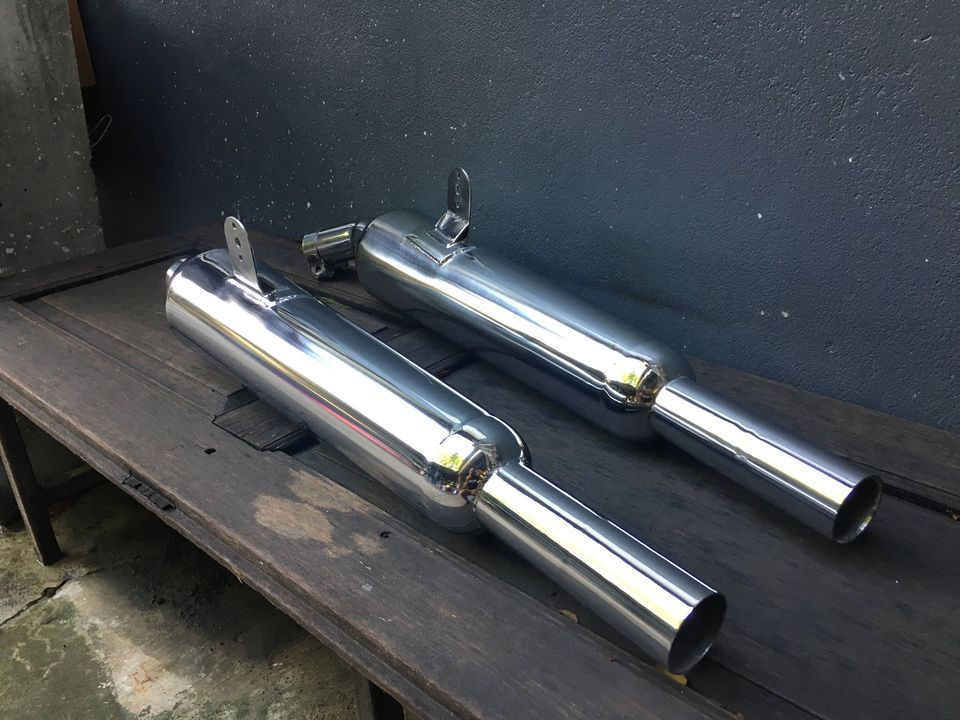 サムネイル： トライアンフ エキゾースト ノーマン ビンテージスタイル (TRE001)