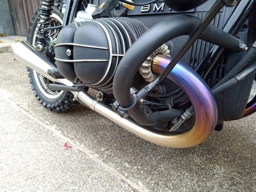BMW Exhaust Titanium Full For R100 R90 R80 (BME002