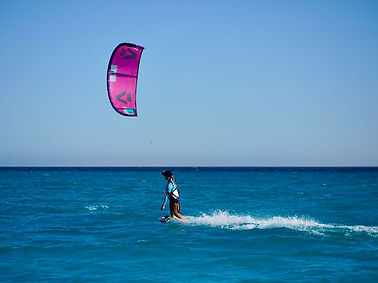 Red sea, Kiting in el gouna, kiteboarding Egypt.