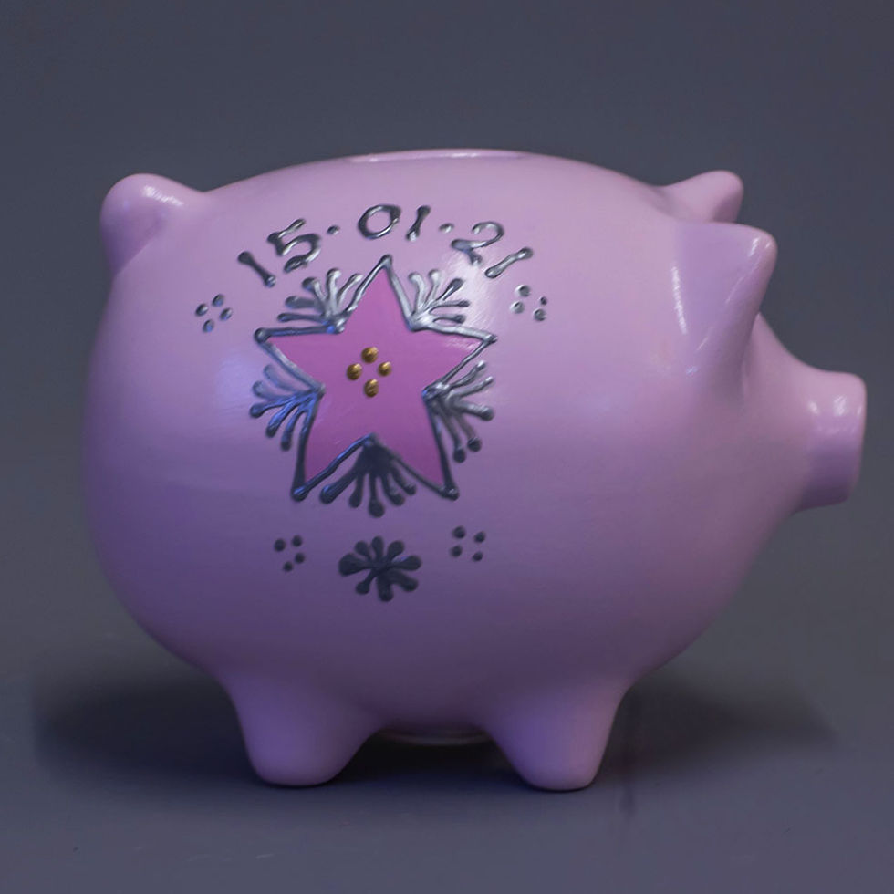 Thumbnail: Large Star Piggy Bank (More colours)