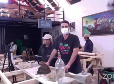 Equipo de obra recibe capacitación a través de Escuela Taller en Arica Barroca