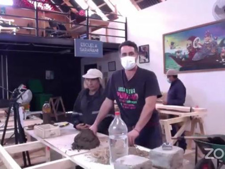 Equipo de obra recibe capacitación a través de Escuela Taller en Arica Barroca