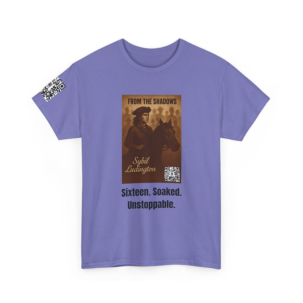 Thumbnail: From the Shadows – Sybil Ludington Tee