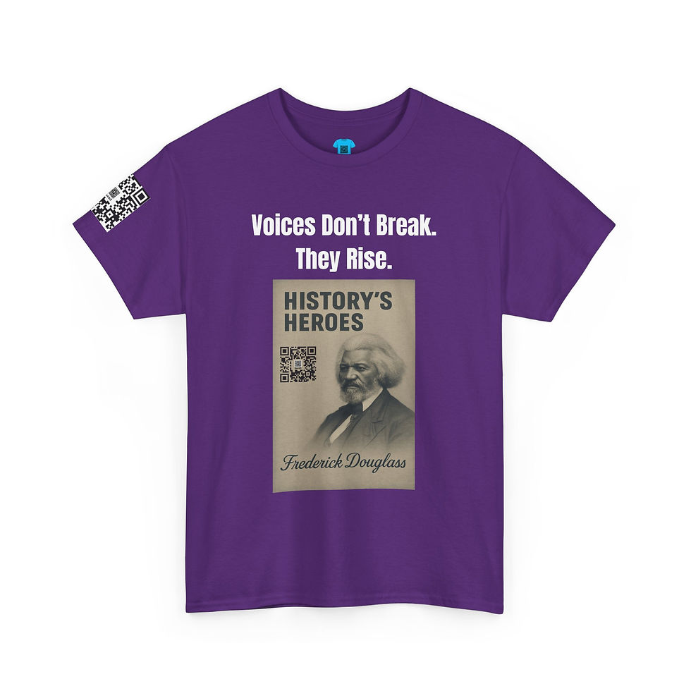 Thumbnail: History’s Heroes – Frederick Douglass Tee