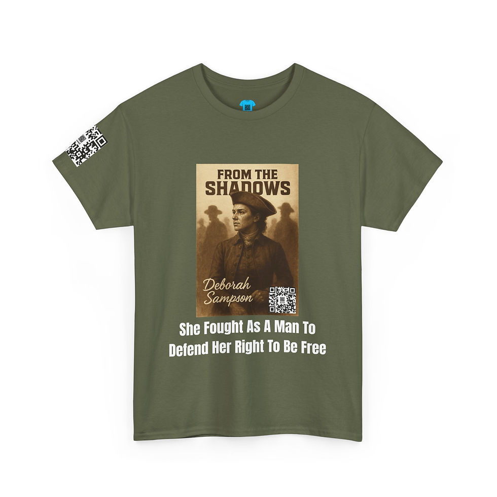 Thumbnail: From the Shadows – Deborah Sampson Tee