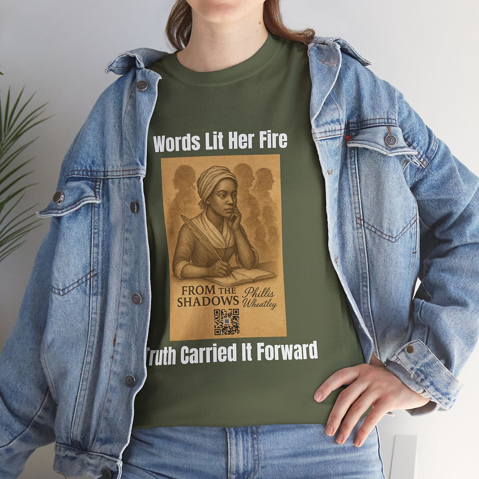 Thumbnail: From the Shadows – Phillis Wheatley Tee