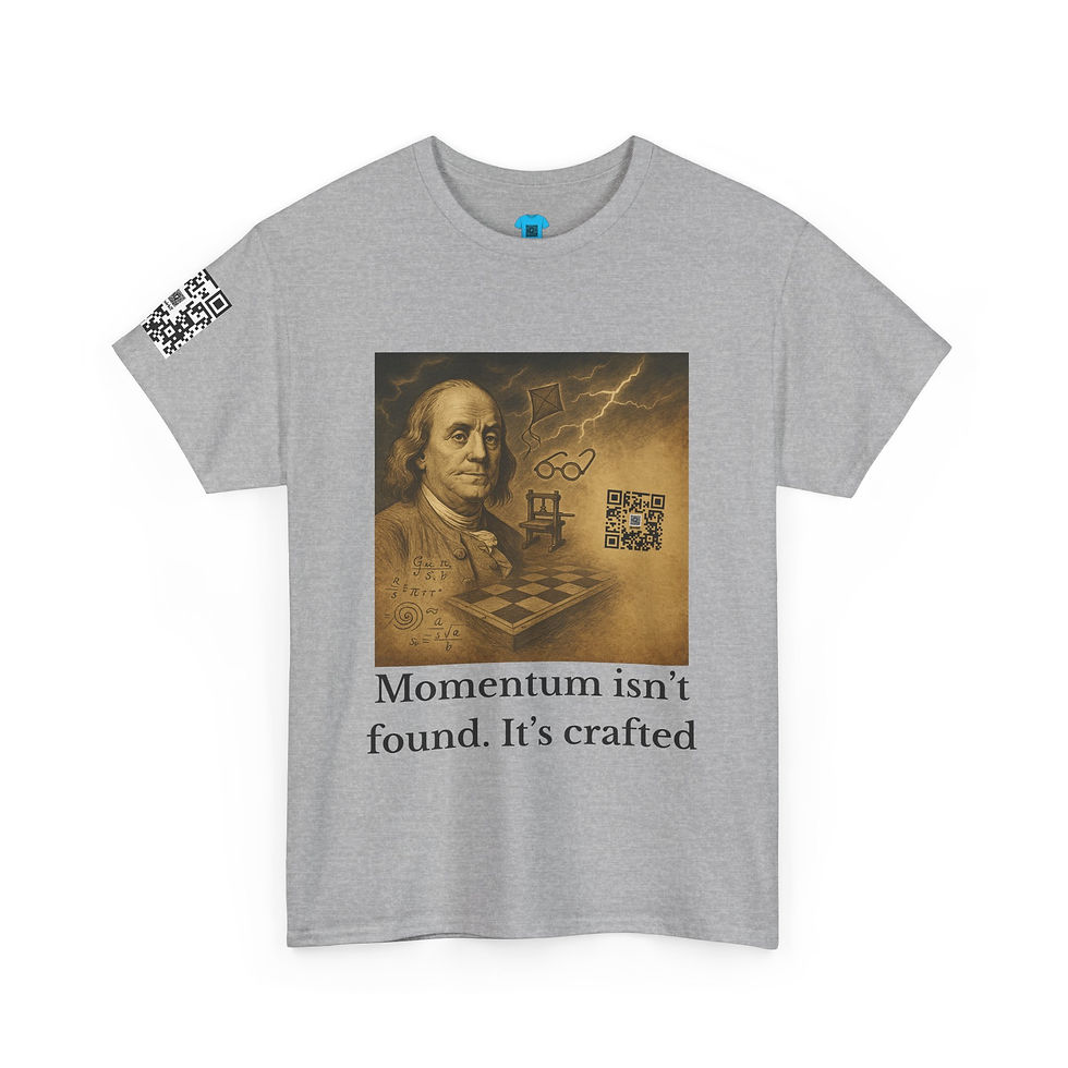 Thumbnail: Motivational Sparks – Crafted Momentum Tee