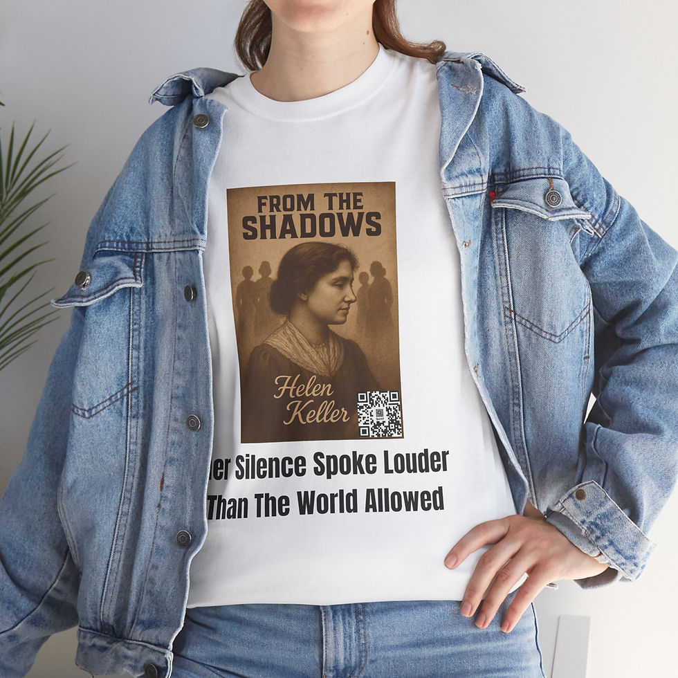 Thumbnail: From the Shadows – Helen Keller Tee
