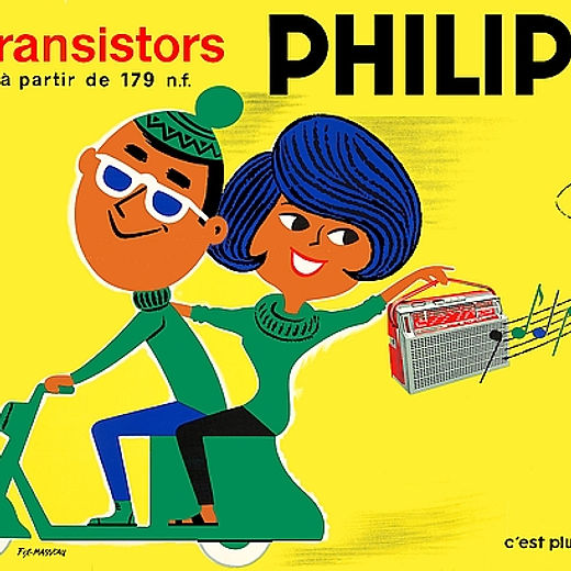 Philips Transistors Sign