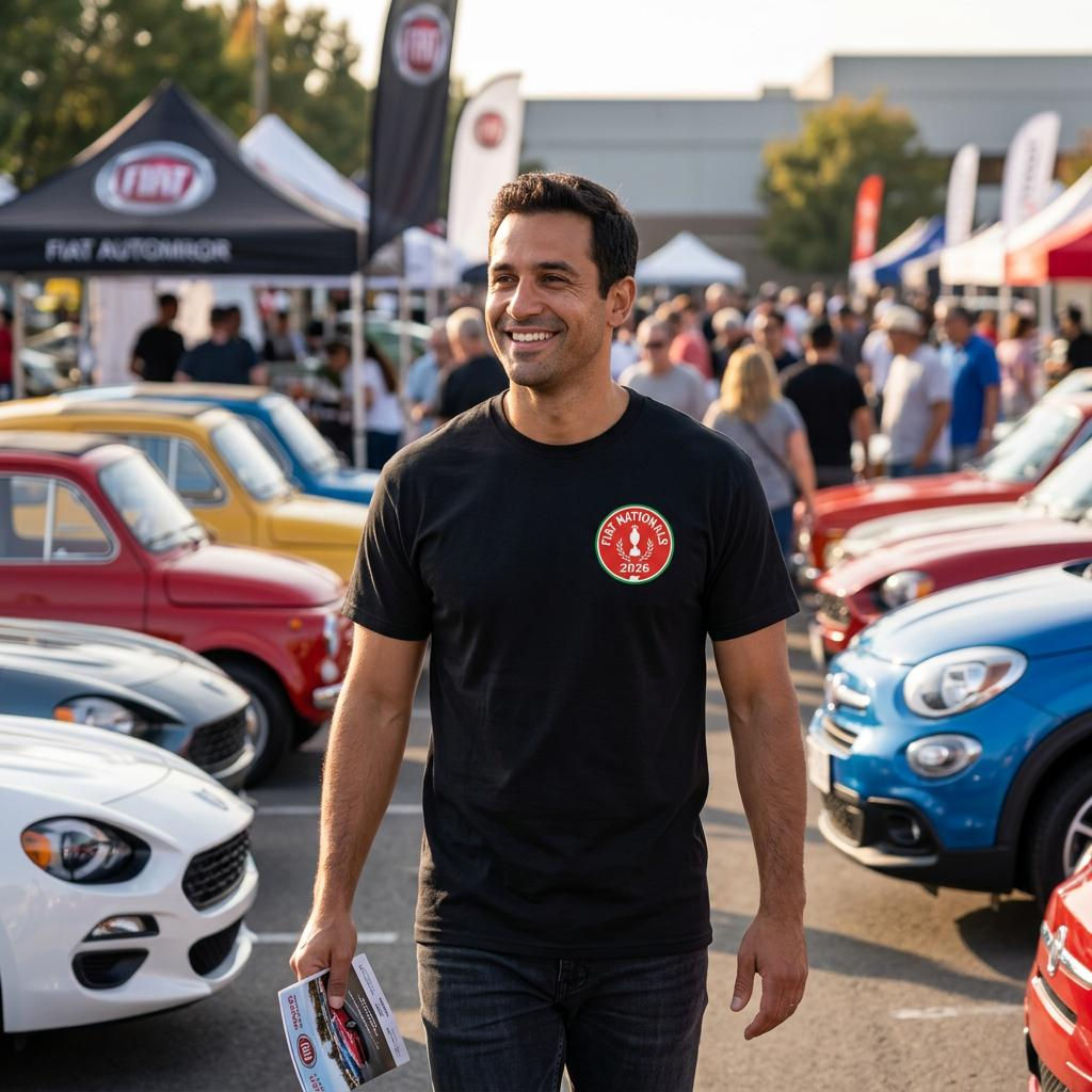 Fiat Nationals 2026 Logo T-Shirt