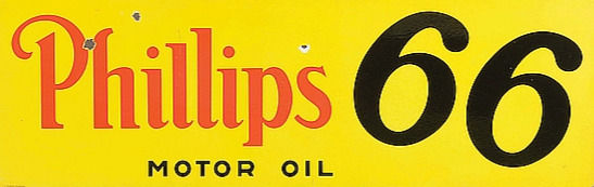 Phillips 66 Motor Oil metal sign
