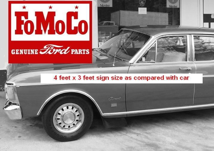 Thumbnail: FoMoCo Genuine Ford Parts sign