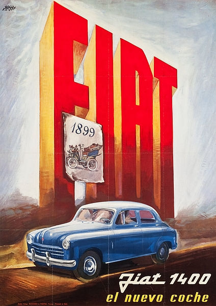 Fiat 1400 el nuevo coche Sign