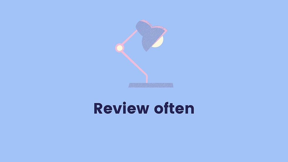How to reviewing notes and past papers for the best outcome
