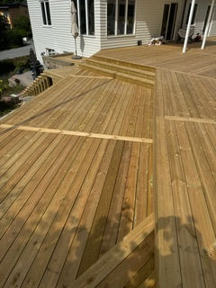 Ny veranda och panel - Lidingö