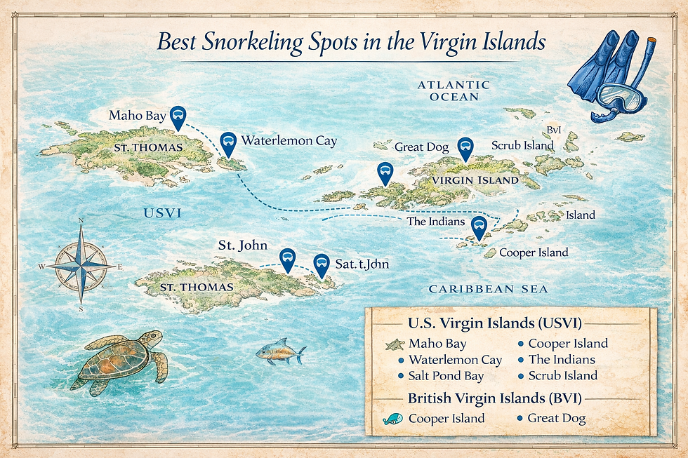 best snorkeling spots in the Virgin Islands