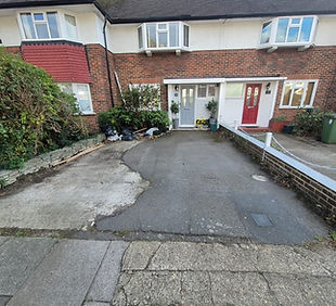 Before - vuba resin bound driveway installation in ashford, surrey.jpg