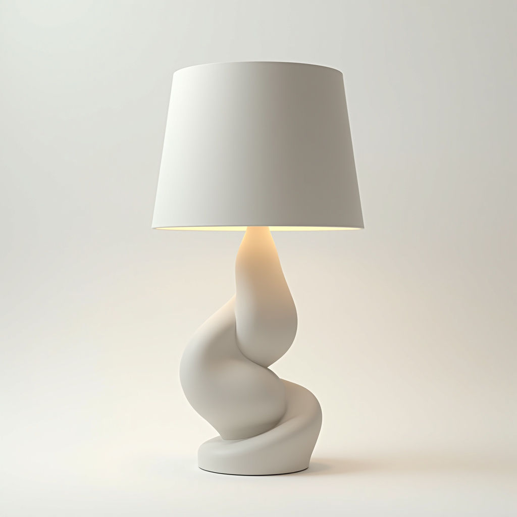 Luminária de Mesa Escultural