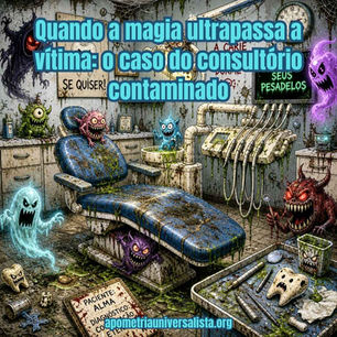 Quando a magia ultrapassa a vítima: o caso do consultório contaminado