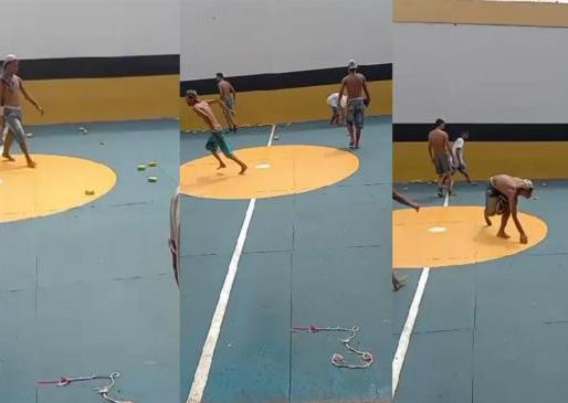 Veja vídeo: Presos filmam "chuva de drogas" dentro de presídio de segurança máxima