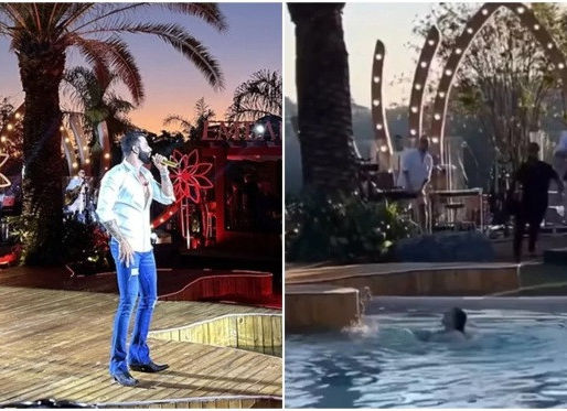 Veja vídeo: Fã cai em piscina e se afoga durante gravação de DVD do cantor Gusttavo Lima
