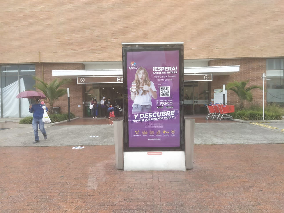 Mupi Centro Comercial Casa Blanca Madrid Cundinamarca