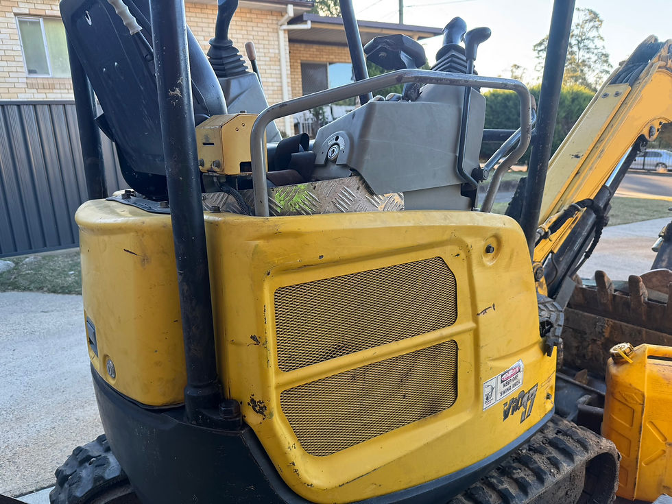 Thumbnail: Yanmar 1.7t Excavator Hire on a trailer