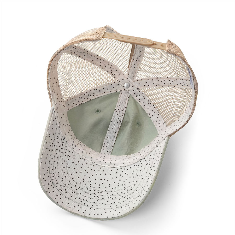 Thumbnail: Embroidered "My favorite people call me Nana" Women's Washed Mesh-Back Cap
