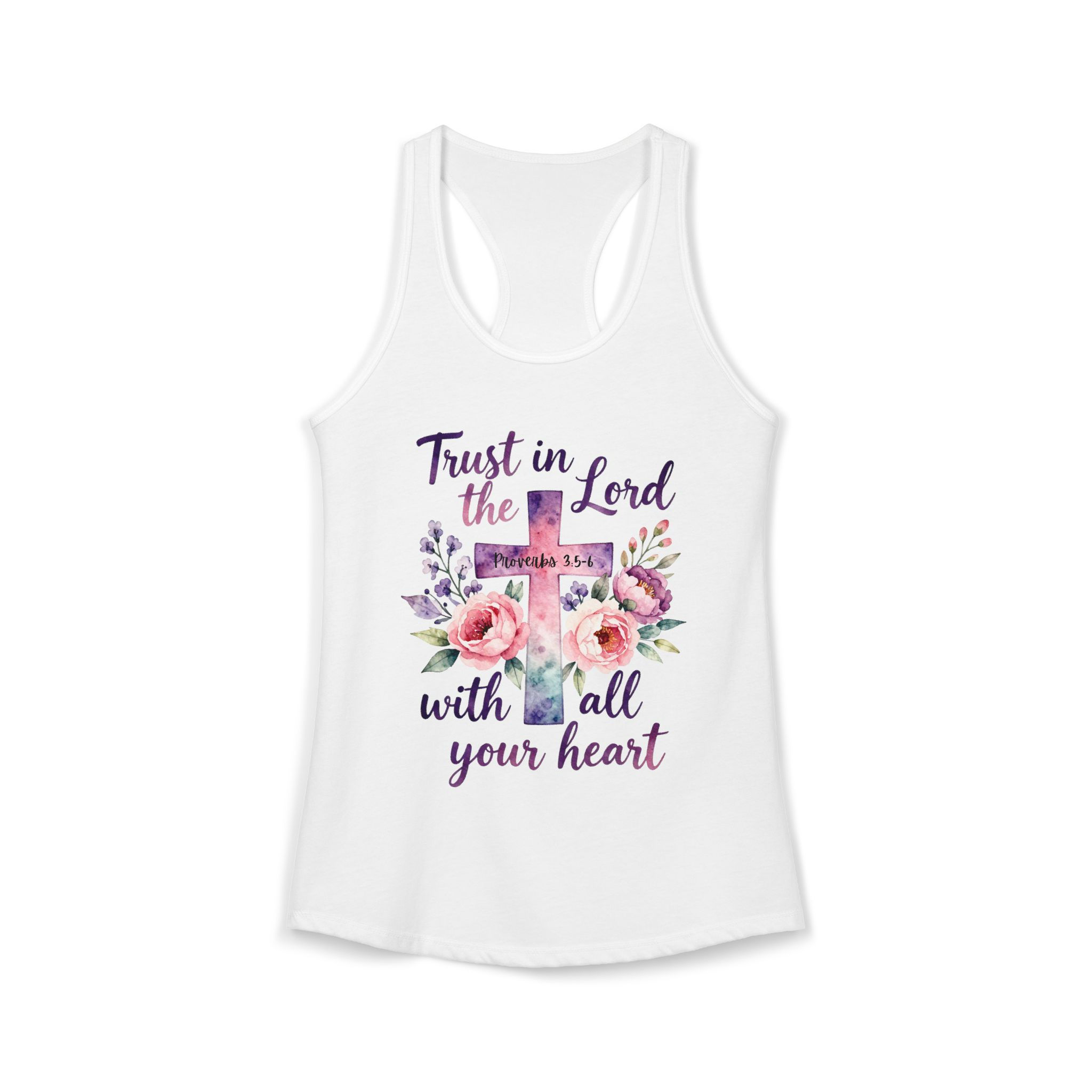 Trust in the Lord, Women's Ideal Racerback Tank