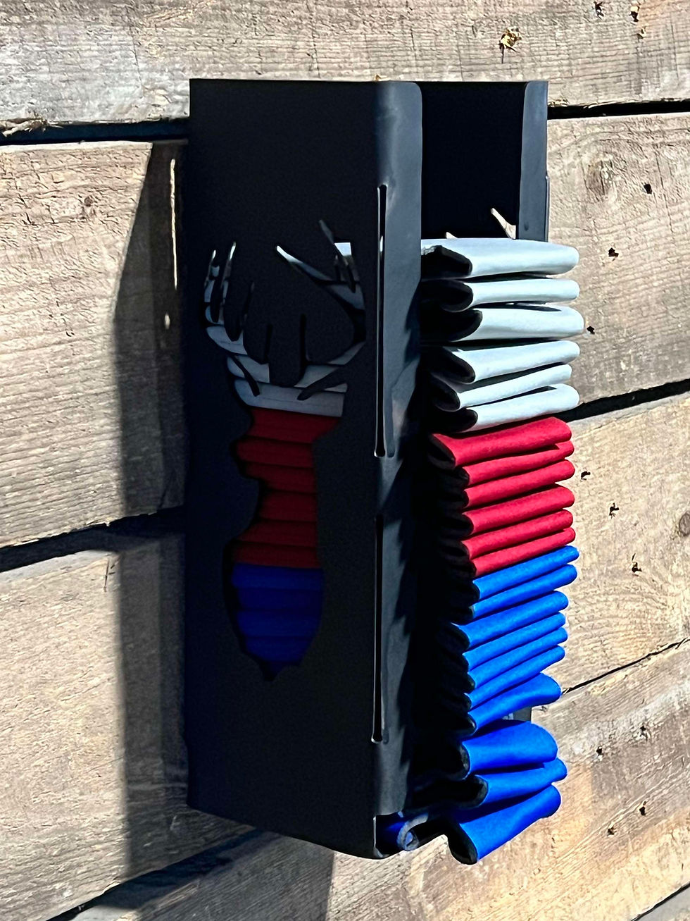Koozie Storage Rack Metal Koozie holder 12” tall , 4” deep, 4 5/8 (FREE SHIPPING ...