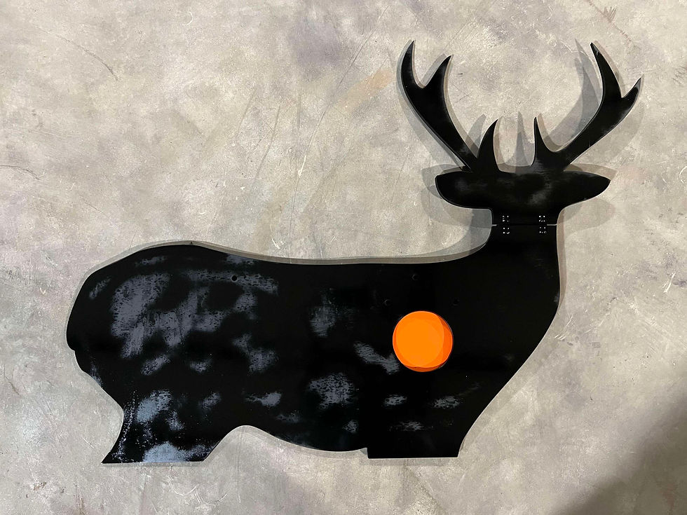 Life size Deer AR 550 3/8 plate steel (FREE SHIPPING)