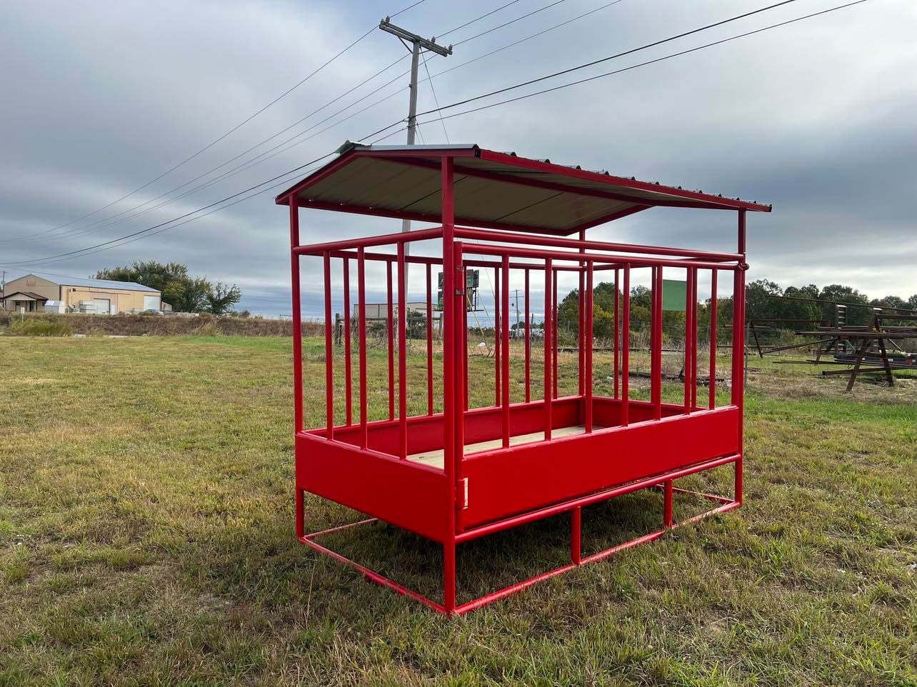 Large Square Bale feeder