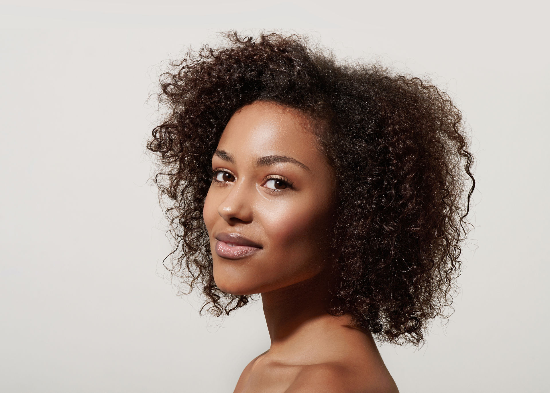 Natural hair woman