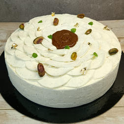 Entremets Vanille Pistache