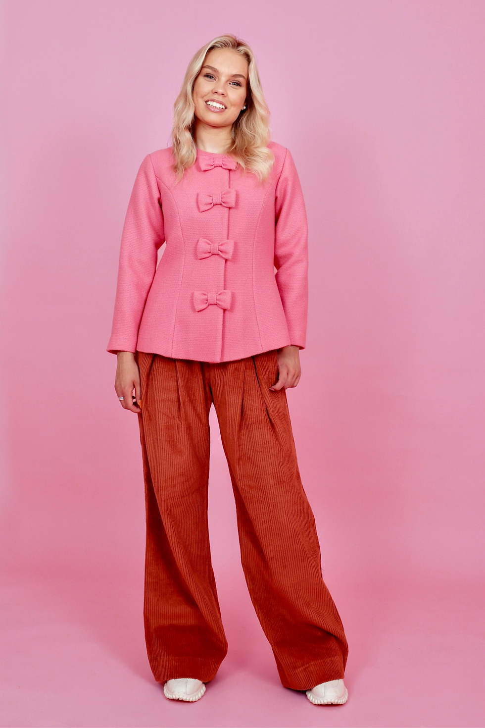 Sofia villakangasbleiseri pinkki