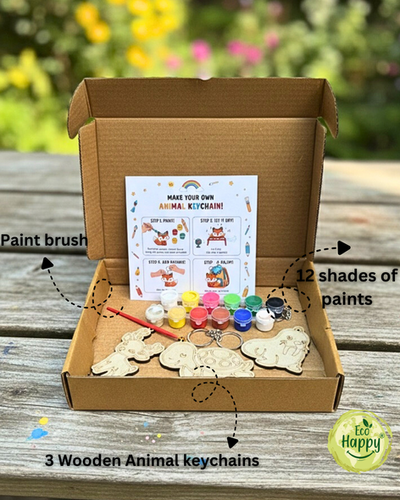 DIY animal keychain kit