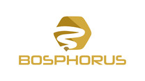 Bosphorus logo with a unique design and elegant colors, brand identity.