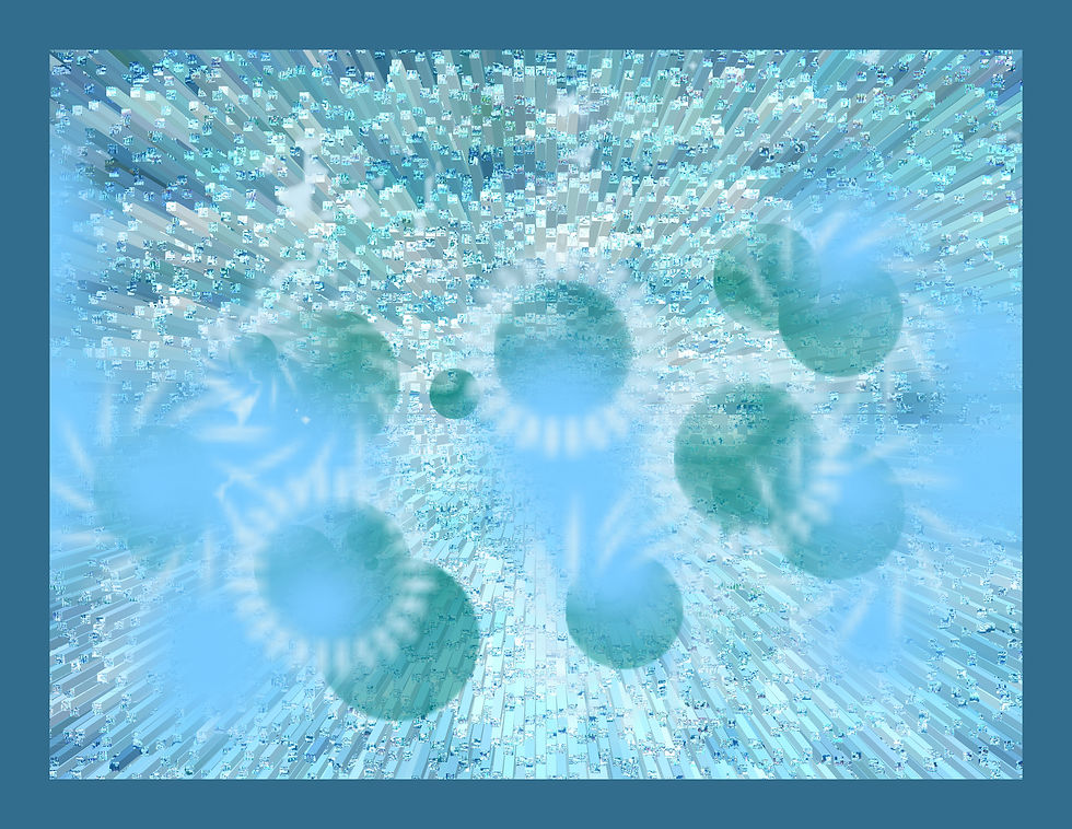 Suspended spheres