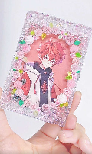 Kiyoaiアクリルカードケース使用イメージ