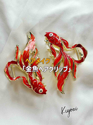 金魚様お取引中⭐2626⭐❣️夏アクセ❣️オリジナル✴一点物インド刺繍ヘアクリップ 金魚様お取引中⭐2626⭐❣️夏アクセ❣️オリジナル✴一点物インド刺繍