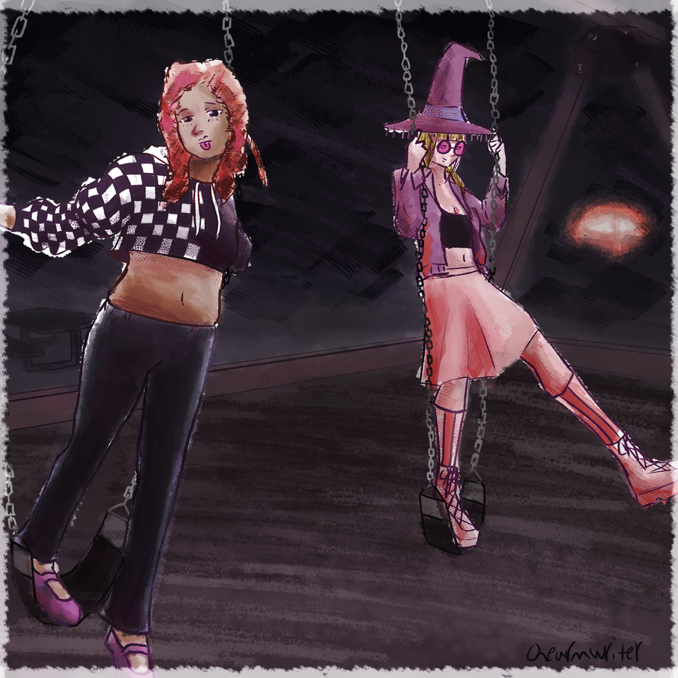 2 girls on the swings.png