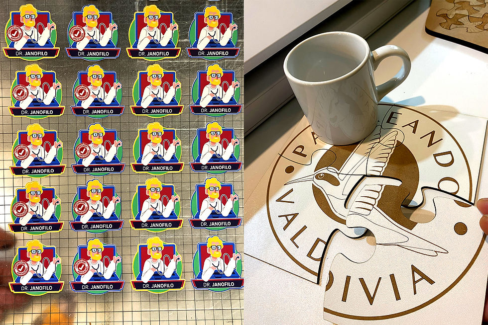 Stickers y posavasos