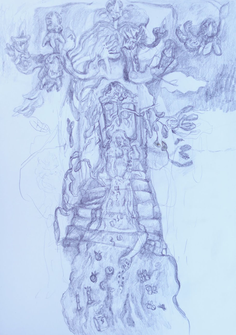 Walking down Aaron Kodesh