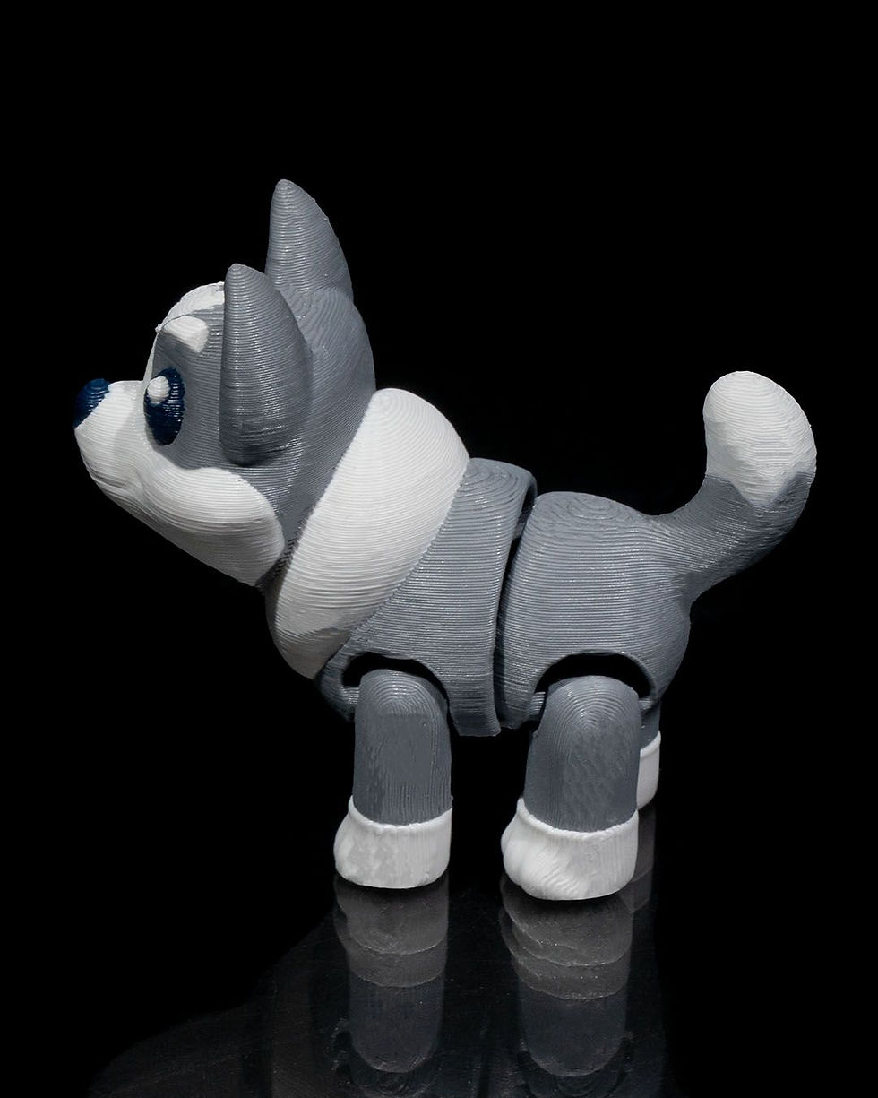 Thumbnail: Sled Dog Keychain