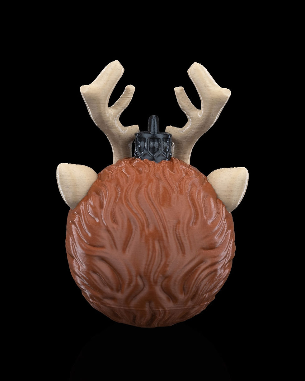 Thumbnail: Reindeer Head Christmas Ornament