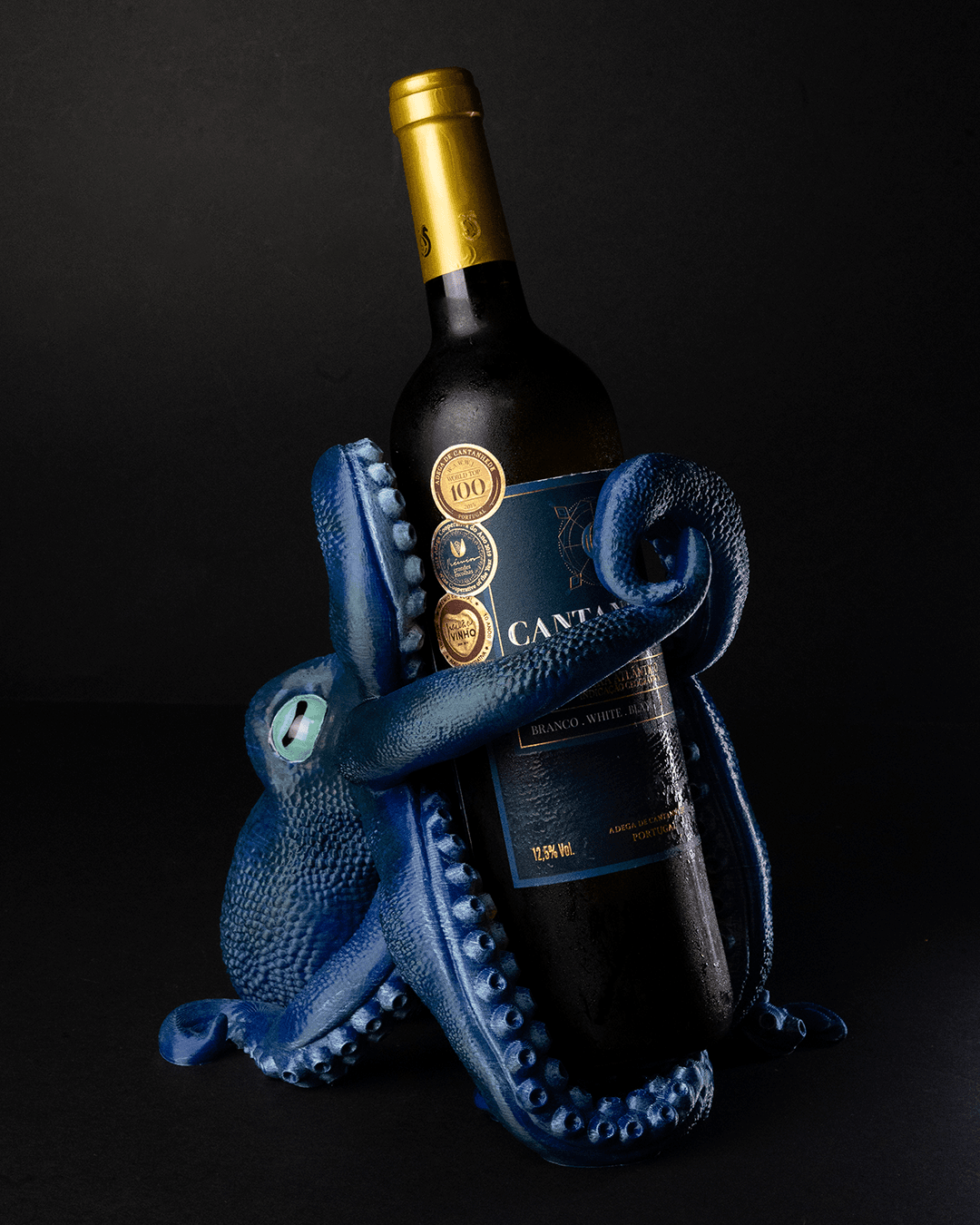 Bordeaux the Octopus Wine Holder