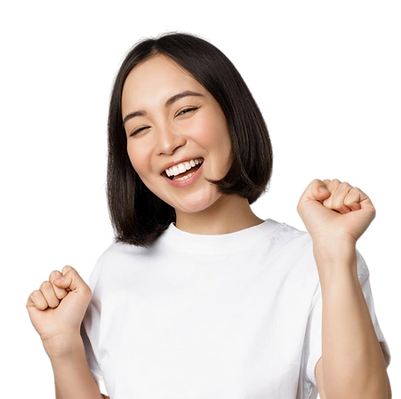 happy-dancing-korean-girl-posing-against-white-background-wearing-tshirt 1.png