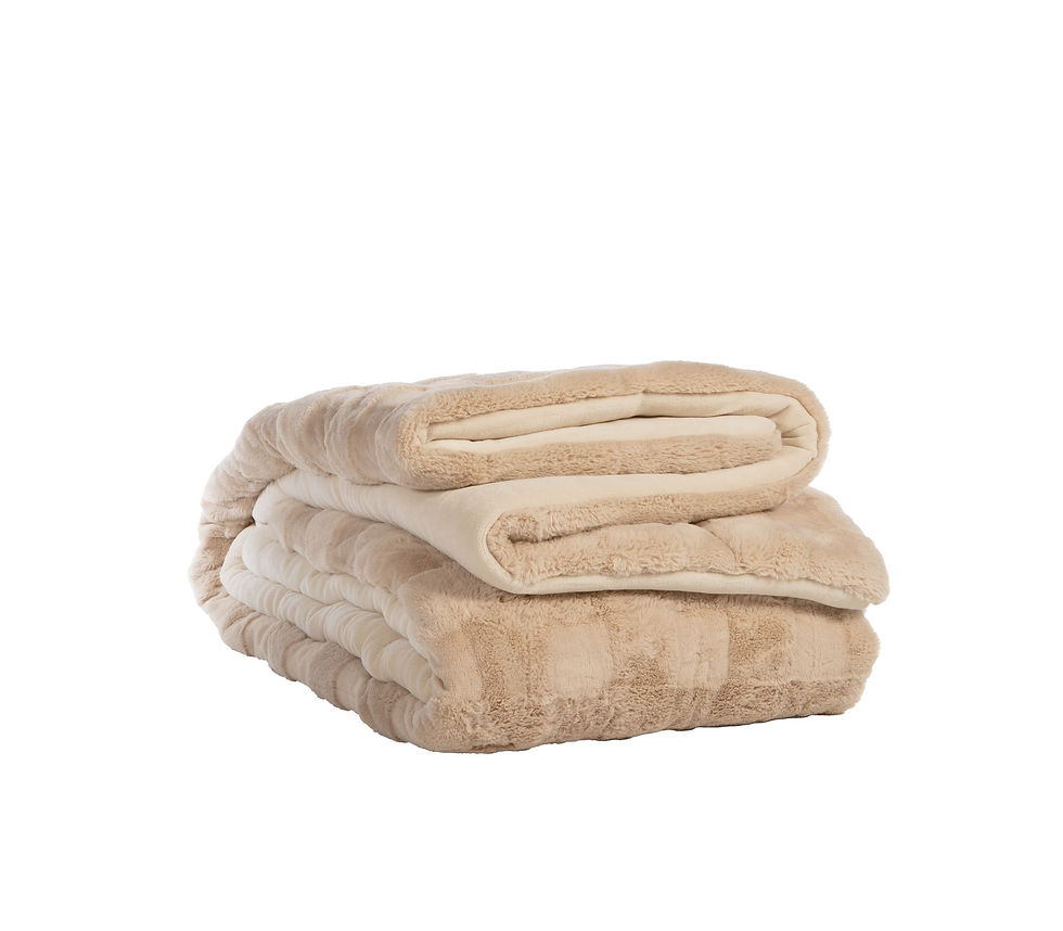 ΚΟΥΒΕΡΤΟΠΑΠΛΩΜΑ ΥΠΕΡΔΙΠΛΟ WANE 220Χ240 ECRU NEF-NEF